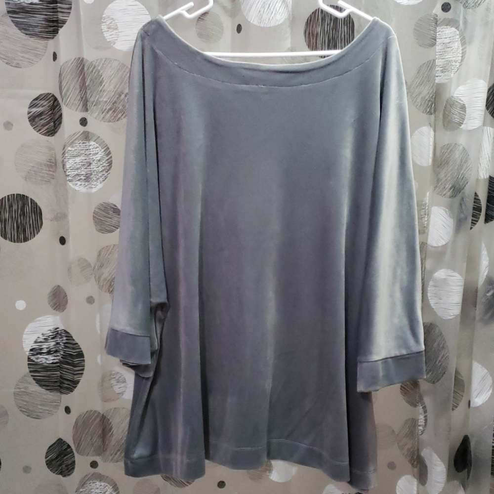 Velvet grey shirt